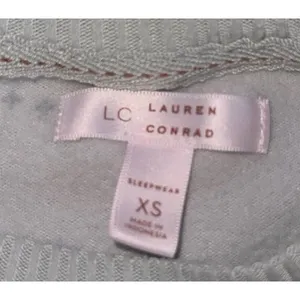 Lauren Conrad Women's 2PC light green Sweat‎ Suit Pajamas set Size XS thumbnail 4
