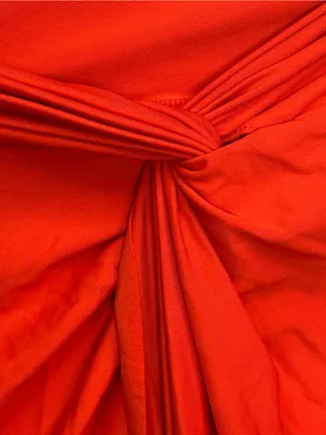 CALIA Twisted Knot Sarong Skirt Small Fresh Red Swim Cover Up NWT thumbnail 5