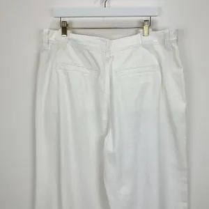 Madewell The Harlow Wide Leg Jean Airy Denim Baggy White High Waist US 33 NWT thumbnail 11