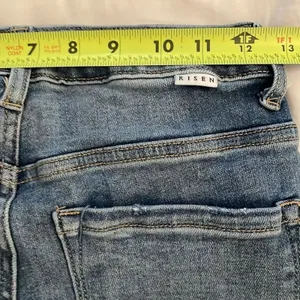 Risen Distressed Denim Blue Jeans Womens Size 3 / 26 thumbnail 5