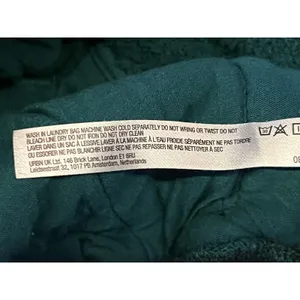 FP Movement Pants Womens Medium Blue Sherpa Fleece Joggers Lined Colorblock thumbnail 9