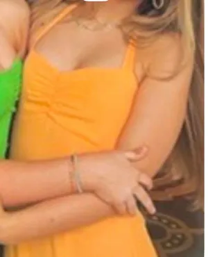 Forever 21 Orange maxi halter slit summer dress #beach dress #sunmermaxidress #trendy #cute #brunch thumbnail 2
