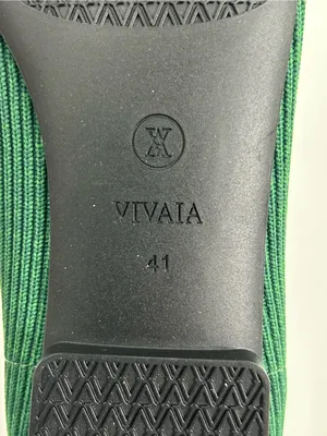 Vivaia Samantha Walker Forest Green Square-Toe Loafers Size 41 or US 9.5 thumbnail 11