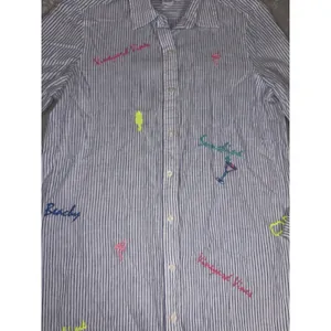 Vineyard Vines Linen Bahamas Icon Beach Cover Up Dress‎ Embroidered Woman Size 6 thumbnail 7