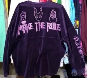 Disney parks evil queens villains velour spirit jersey L thumbnail 1
