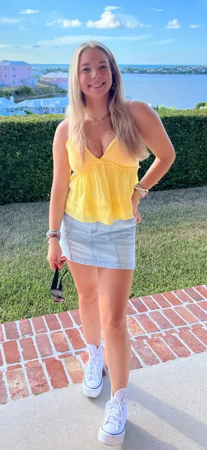 American Eagle Denim Skirt thumbnail 1