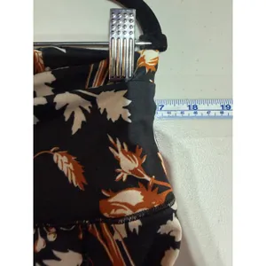Columbia Weekend Adventure Leggings Women XL Black Floral 7/8 Gorpcore Botanical thumbnail 12