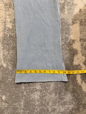 Monteau Striped Blue and White Jumpsuit thumbnail 9
