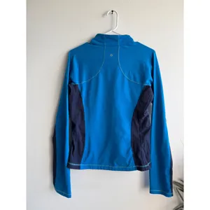 Lululemon Womens Blue Navy Full Zip Mock Neck Athletic Track Jacket Size 10 thumbnail 3