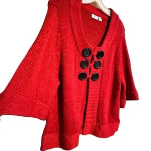 Cato Woman Acrylic‎ Cardigan Sweater thumbnail 3