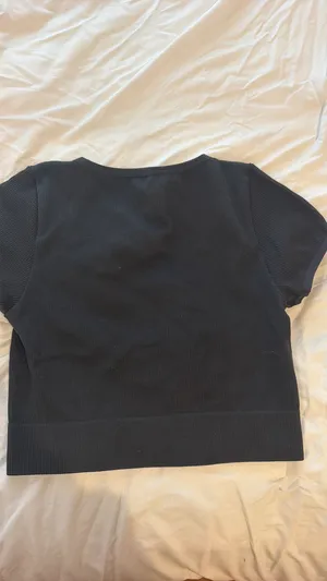 Wild Fable Crop Top Black thumbnail 4
