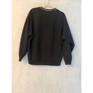Adidas Originals Mock Neck Sweatshirt Black Pink Branded Collar GM1102 Womens S‎ thumbnail 7