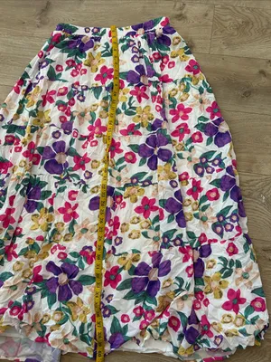 Petal & Pup Kari Halter Crop Top & Maxi Skirt, Floral, Size XL, NWOT Display thumbnail 14
