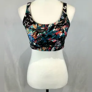 Lululemon Energy active workout bra in crush multi size 10 thumbnail 5