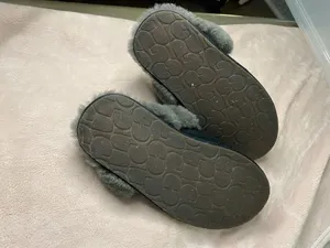 UGG Scuffette II Suede Slippers in Black/Grey women size 7 thumbnail 6
