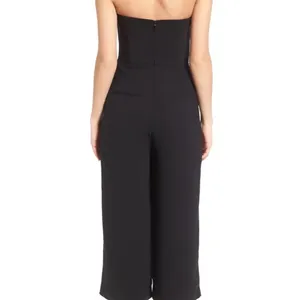 Trouve NWT strapless jumpsuit Size S Black thumbnail 2