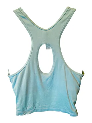 All in motion rib knit cropped shelf bra tank thumbnail 3