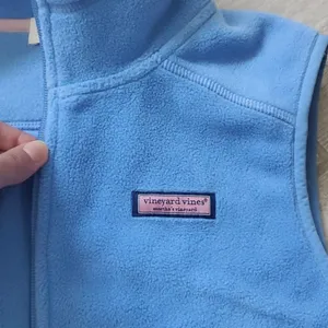 Vineyard Vines Light Blue Fleece Vest thumbnail 10