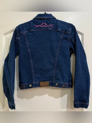U.S. Polo Assn. Dark Indigo Denim with Pink Logo Stitching thumbnail 2