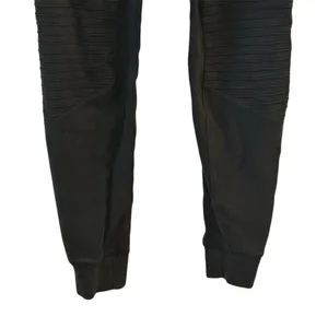 Alo‎ Yoga Women's Urban Moto Sweatpants Black XS Tapered Casual thumbnail 2