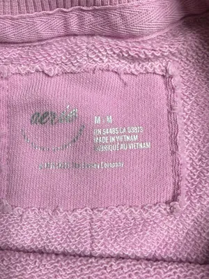 Aerie oversized Pink crewneck sweatshirt thumbnail 2