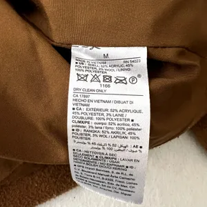 Old Navy Wool Brown Button Peacoat thumbnail 7