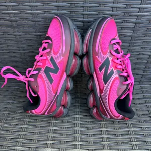 New Balance 9060 Pink Burgundy Black Mesh Running size 5.5/ 7 women thumbnail 8