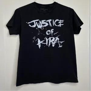 Death Note Justice of Kira Anime Black T Shirt Size Small Unisex thumbnail 1