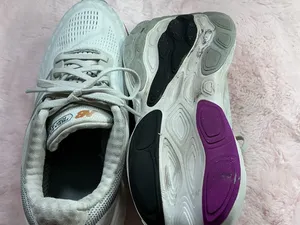 New Balance Women's Light Gray / White Walking Sneakers 177 thumbnail 7