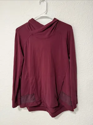 🍋 LULULEMON Starting Place Hoodie in Garnet Size 6 thumbnail 10