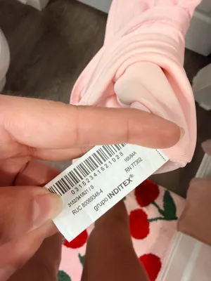 ZARA Pink Ruched Dress Halter thumbnail 8