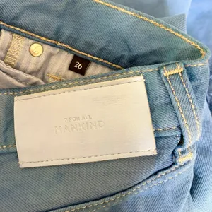 NWT!! 7 FOR ALL MANKIND Balloon Distressed Denim Jeans Tapered Blue Size 26 thumbnail 10