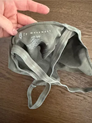 FP Movement by Free People Olive Green V-Neck Sports Bralette thumbnail 3