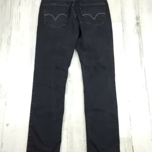 Levi’s Mid Rise Black Skinny Jeans Women’s Size 6S thumbnail 2