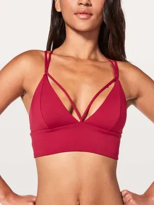 lululemon pushing limits bra luxtreme ruby red 6 thumbnail 1