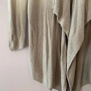 Barefoot Dreams Cozychic Lite White Gray Ombre Cardigan Sweater Small / Medium thumbnail 4