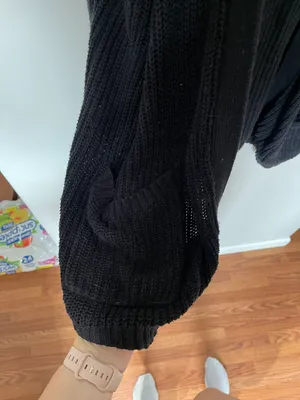 Forever 21 Black Long Cardigan thumbnail 3