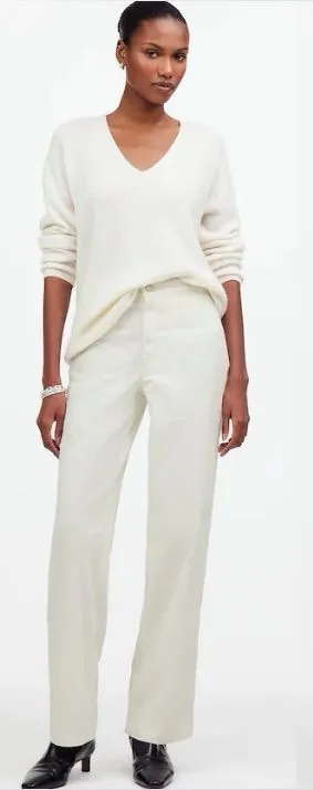 MADEWELL The Emmett Wide Leg Corduroy Pants Trousers thumbnail 1