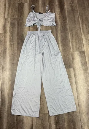 Nasty Gal Blue PJ Set thumbnail 1