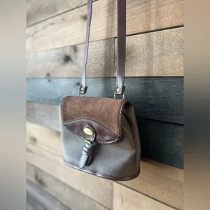American-vintage Women's Brown and Burgundy Bag thumbnail 5