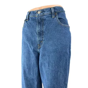 Abercrombie & Fitch 90's Straight Blue Ultra High Rise Denim Jeans Pants Size 8 thumbnail 3