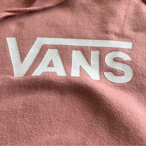 Vans Pink Logo Hoodie Sweatshirt Women’s XS thumbnail 2