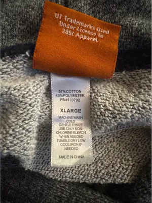 Women's We Are Texas Gray Hoodie with Orange Longhorn Logo thumbnail 4