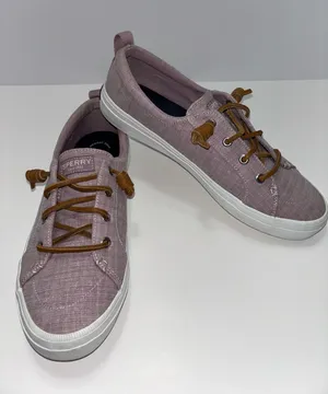 Sperry Crest Vibe Elastic Slip On Sneaker Shoe Women's Size 8M Lilac STS88212 thumbnail 1