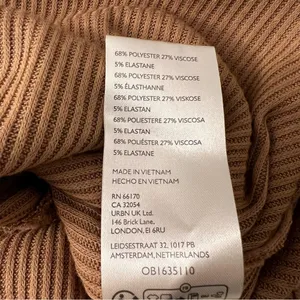 Free People Hold Me Close faux wrap sweater long sleeve ribbed soft stretchy NWT thumbnail 5