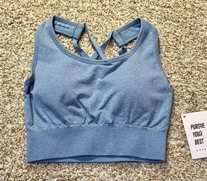 ACTA NWT Seamless 2.0 Sports Bra Blue Size XS thumbnail 2