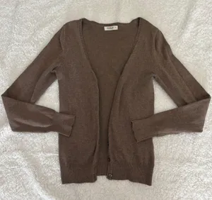 Boutique Brown Cardigan Size XS thumbnail 1