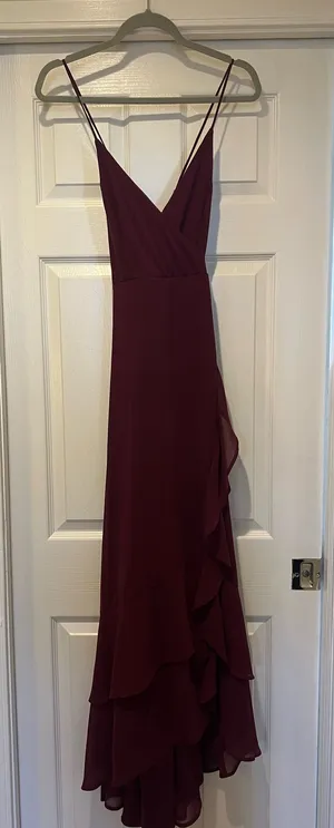 Lulus plum maxi dress thumbnail 1