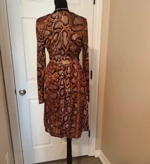 Snake print evening dress thumbnail 4