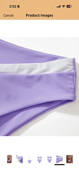 Amazon Purple Bikini Set thumbnail 4